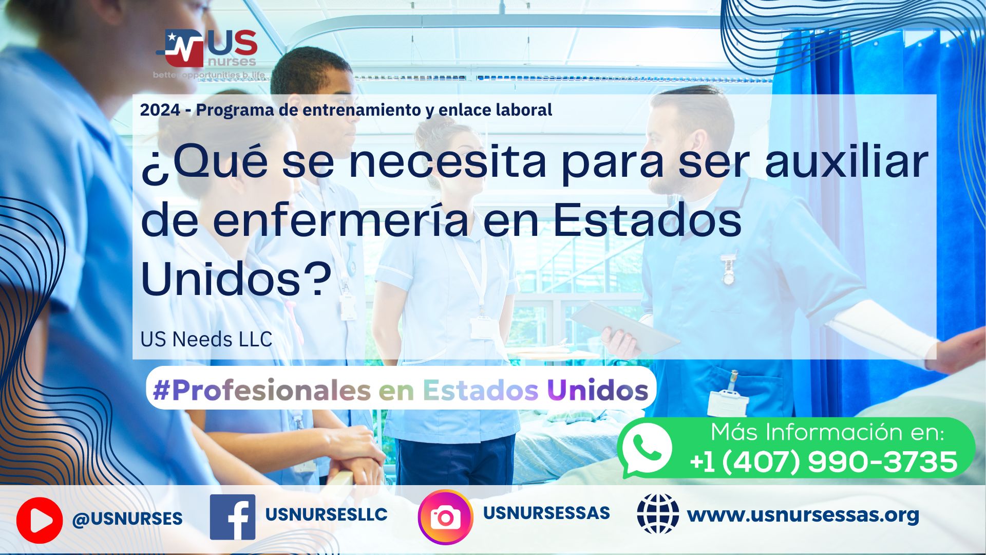 Qué se necesita para ser auxiliar de enfermería en Estados Unidos?, image size:1920x1080