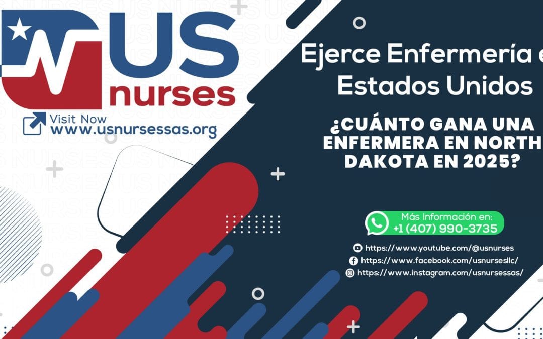 ¿Cuánto gana una enfermera en North Dakota en 2025?
