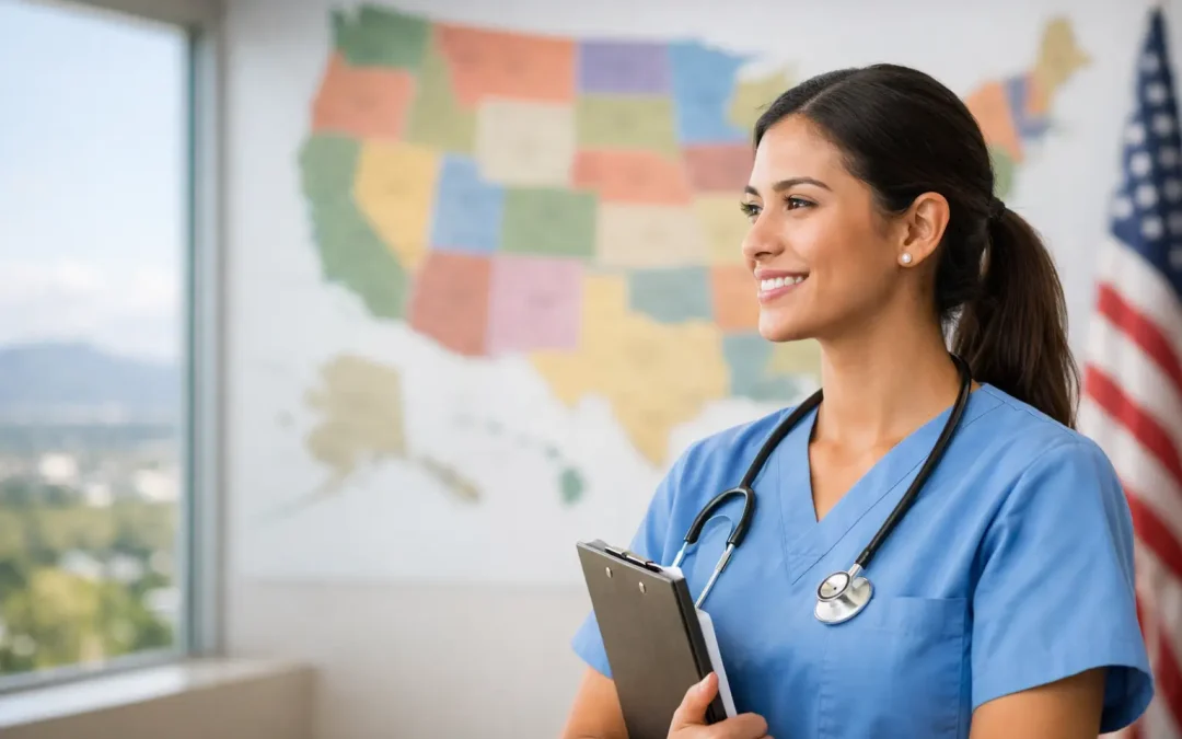 Mejores estados para trabajar como enfermera