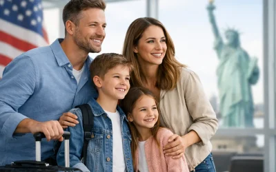 ¿Puedo llevar a mi familia con visa EB3?