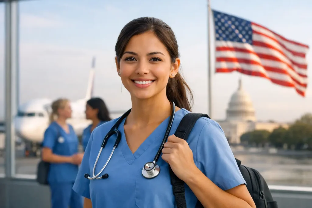 Enfermeras visa trabajo en EE. UU. sin perderte