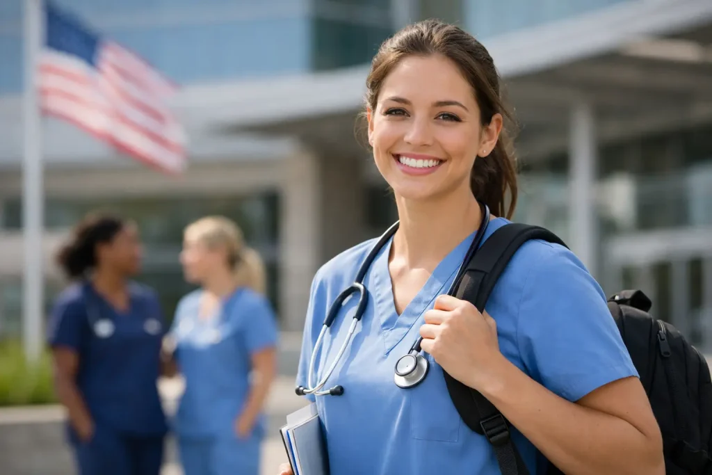 Guía primer empleo enfermera USA paso a paso