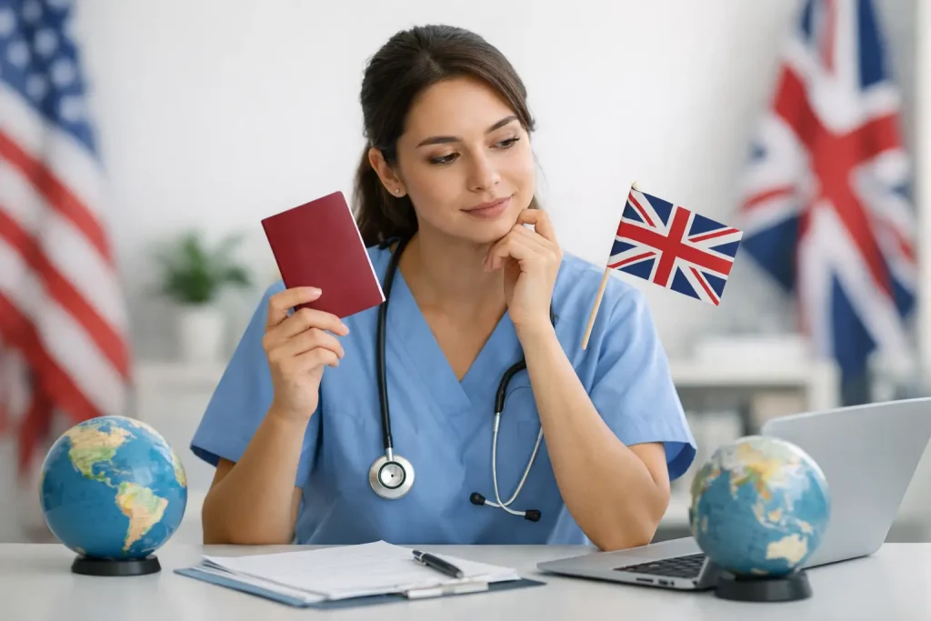 TOEFL vs IELTS para enfermeras: cuál elegir